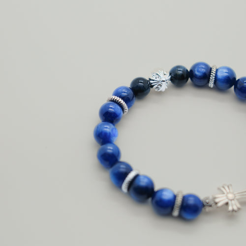 MEN・Kyanite Cross Bracelet