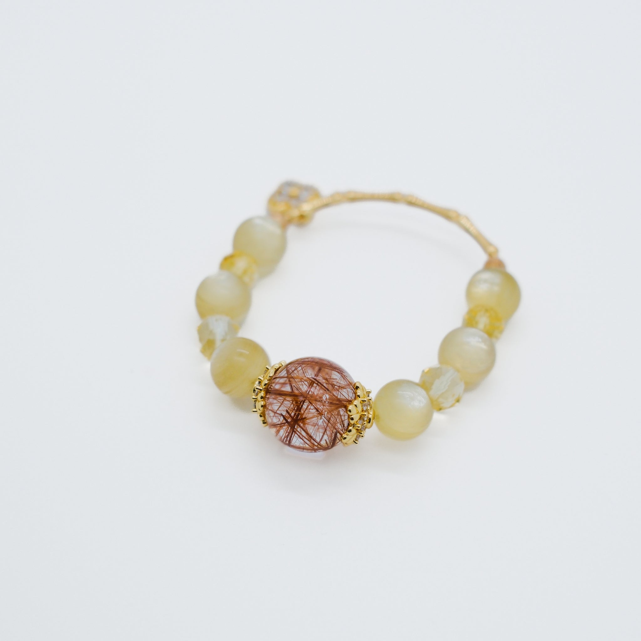 HUSH・Copper Rutilated Bracelet
