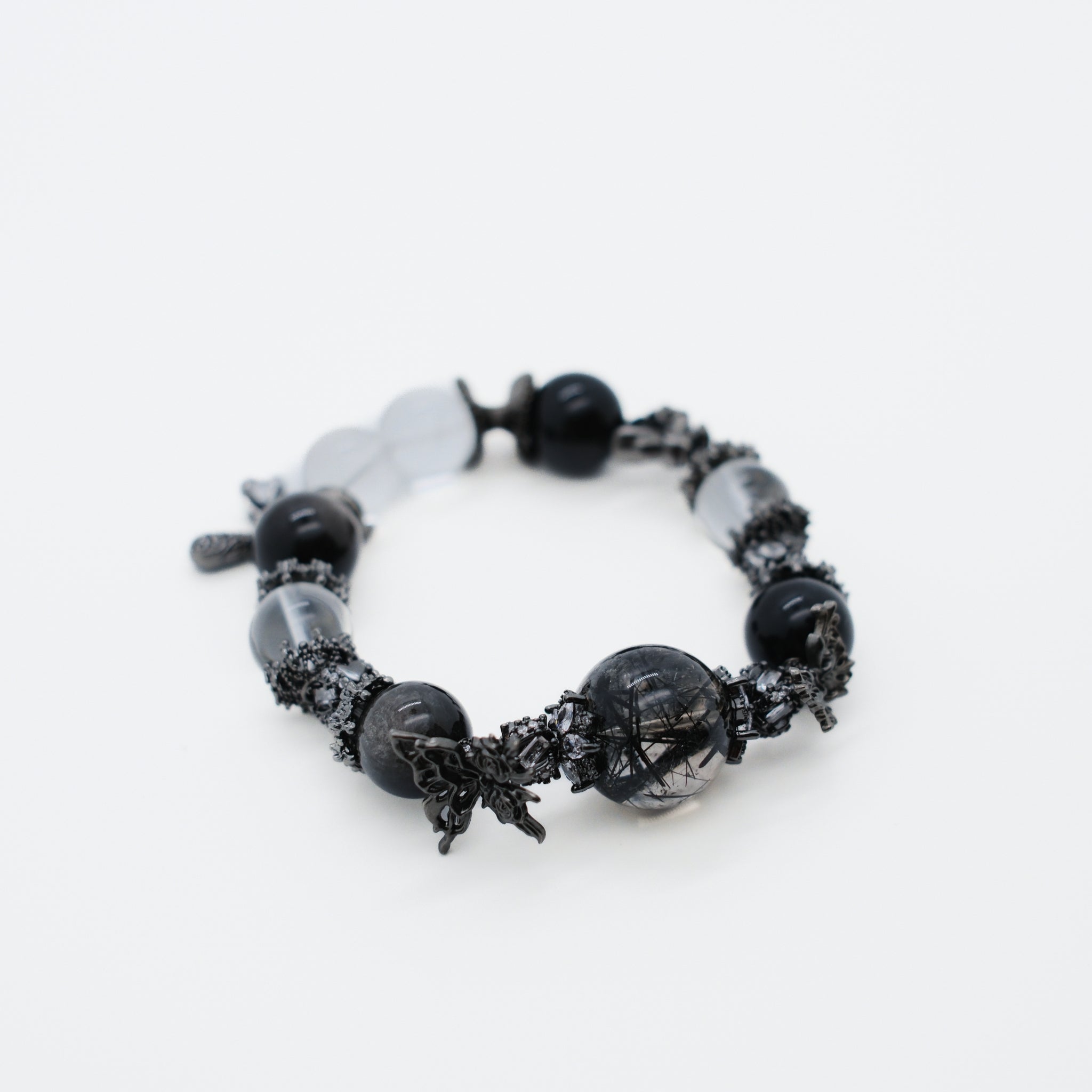 HUSH・Black Rutilated Bracelet