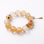 SPARK・Orange Rabbit Hair Bracelet