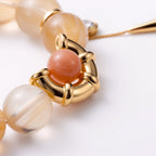 SPARK・Orange Rabbit Hair Bracelet