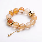 SPARK・Orange Rabbit Hair Bracelet